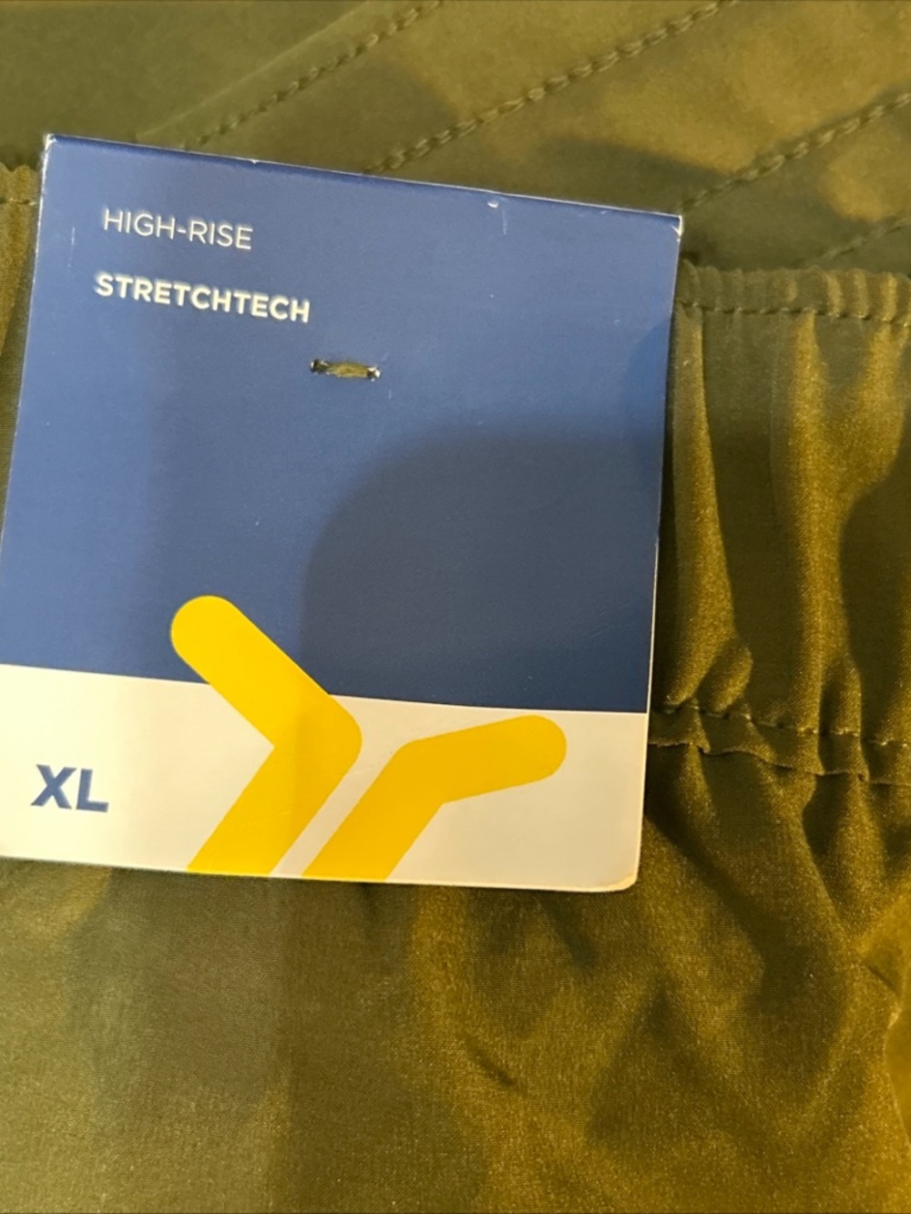 NWT w/FLAW Old Navy Women’s StretchTech Drawstring Wide-Leg Pants Olive Size XL - Picture 15 of 15